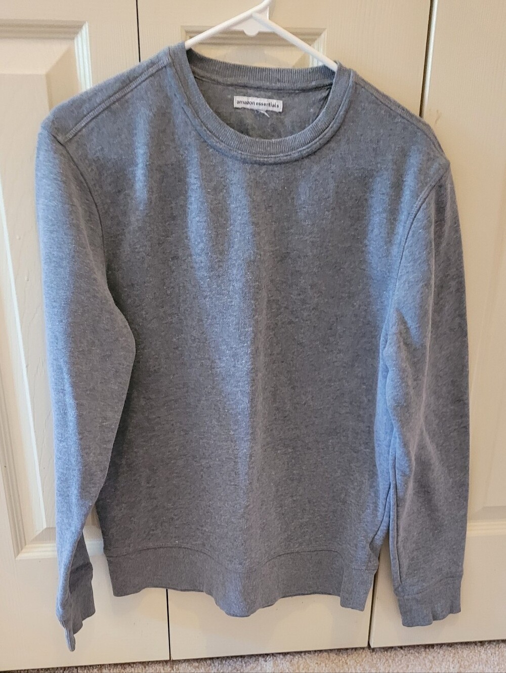 Amazon Essentials Gray Crewneck Sweatshirt